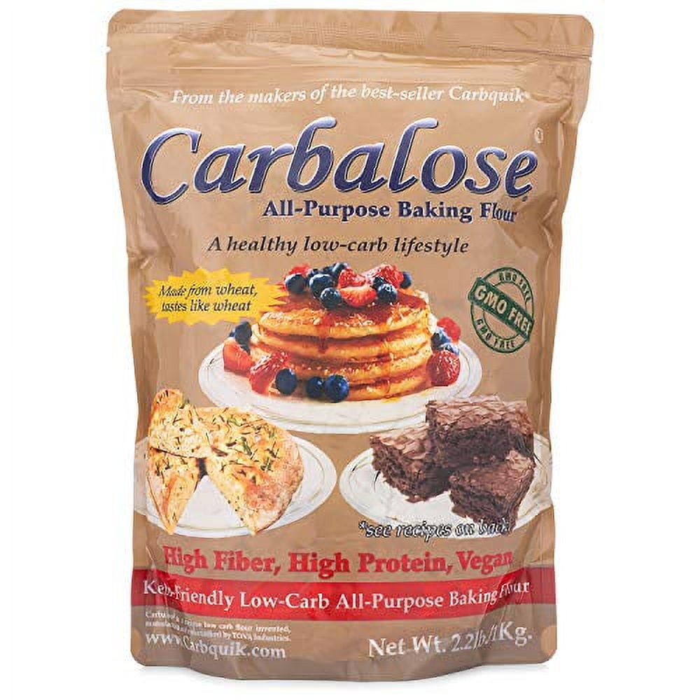 Carbalose All-Purpose Low-Carb Flour (2.2 lb Resealable Pouch ...