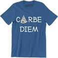 thumbnail image 1 of Carbe Diem - Pizza Lover Cool Slogan Motivational Women's T-Shirt, 1 of 4