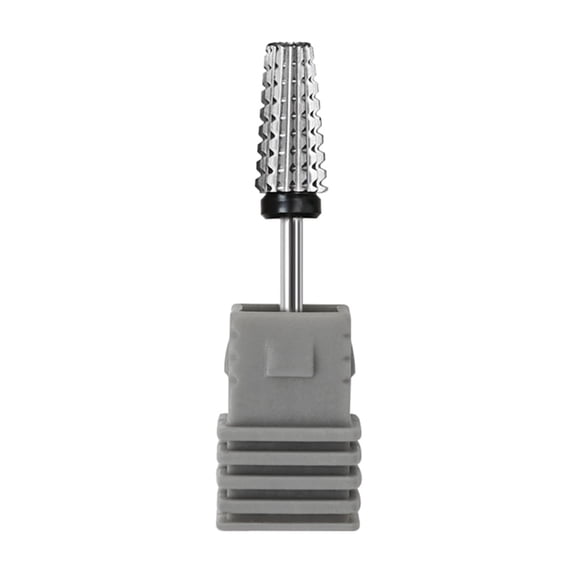 Carbide 5 In 1 Drill Bit Tapered Shape Straight Cut Drill Bit For Acrylic Gel Drill Machine Accessory