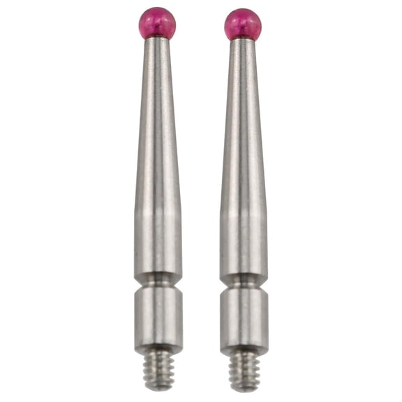 Carbide Ball Contact Points 2mm Diameter 20 9mm Long Wear Resistant M1 6 Thread Compatible for Dial Test Indicator