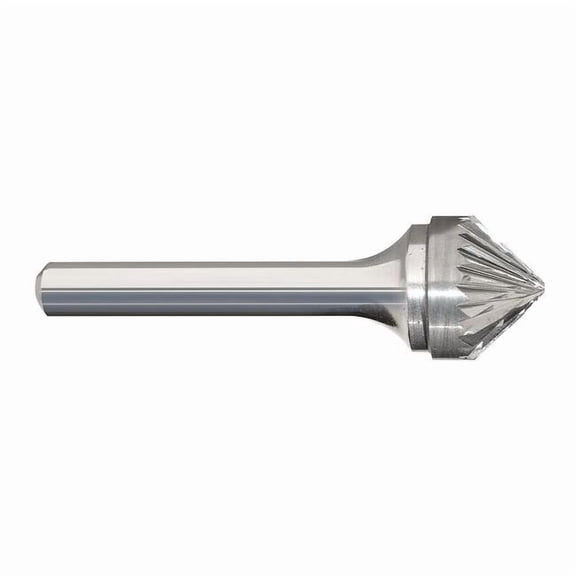 Manufacturer Varies Carbide Bur,Cone,1/2 In,1/4 Shank 310-002174