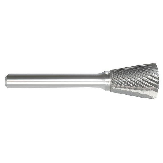 Manufacturer Varies Carbide Bur,Inverted Cone,3/8,1/4 Shank 310-001231