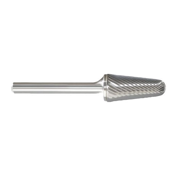 Manufacturer Varies Carbide Bur,Taper Radius,1/4,1/4 Shank 310-001184