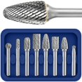 Carbide Burr Set for Metal Welding Concrete Stone Wood Plastic