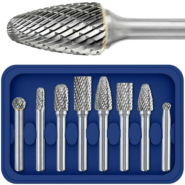 Carbide Burr Set for Metal Welding Concrete Stone Wood Plastic