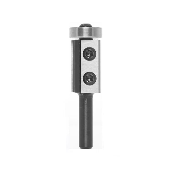 YTRRE Carbide CNC Router Bit Woodworking Milling Cutter Dual-Blade Precision Cuts Durable Design 1-Pack 8x19x30x71mm