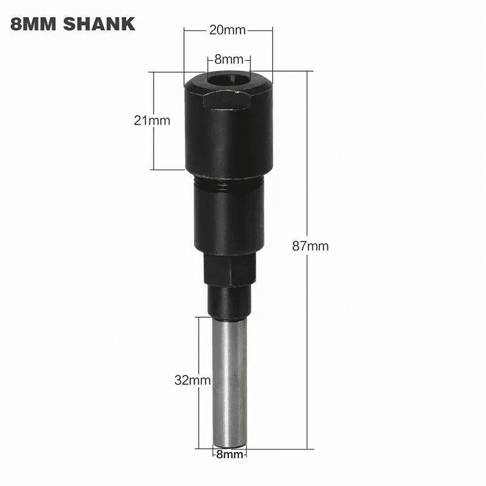 Machine Rod Mount Carbide Chuck Extension Rod for High-Speed Machining 1/2'', 1/4'', 8mm ...