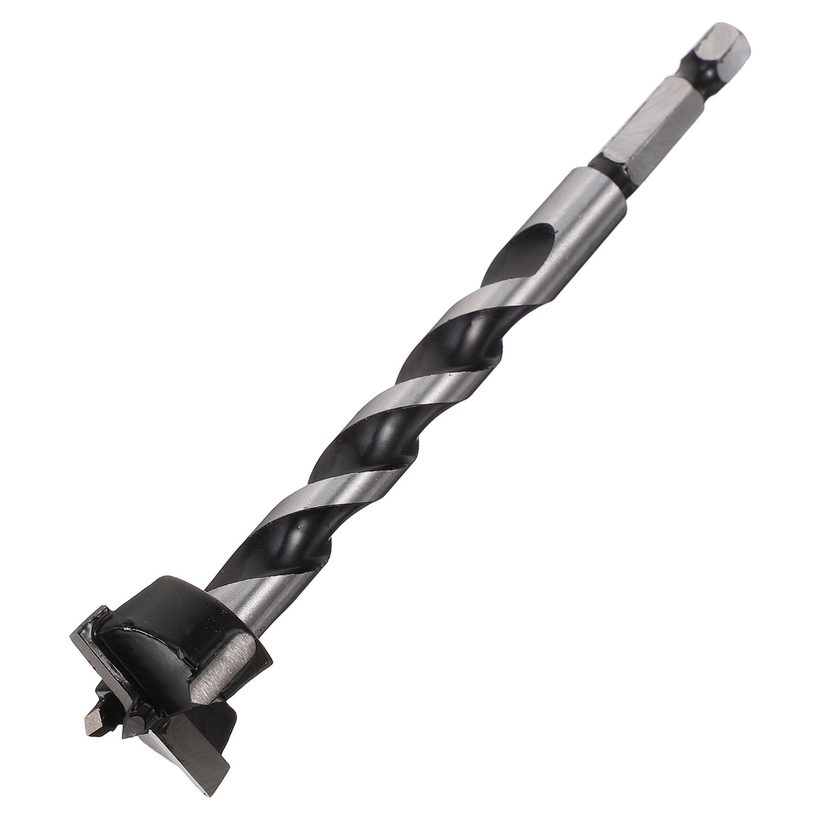 Forstner Bit 24mm, Woodworking Hole Saw, Black Tungsten Steel Wood