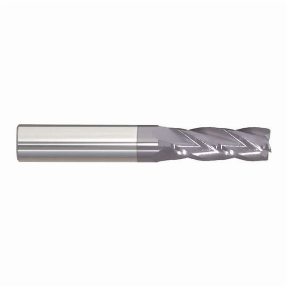 Manufacturer Varies Carbide End Mill, 1/8In, 4FL, Single, 1-1/2 206-001067