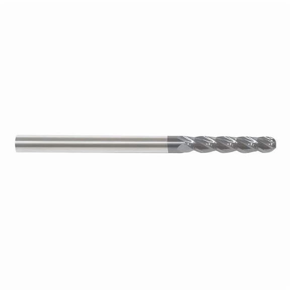 Manufacturer Varies Carbide End Mill, 1/8In, 4FL, Single, 3In 229-001004