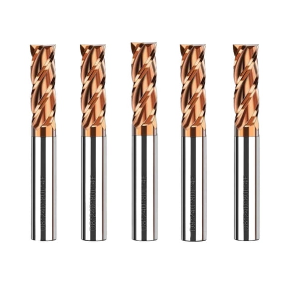Carbide End Mill 4Flutes Metal Steel Tungsten Milling Cutter Alloy Coating Cutting Tool Maching 1 2 3 4 5 6 7 8 9-20MM ,Great Multi-Purpose Application