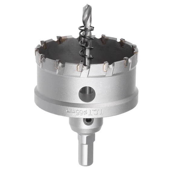 Carbide Hole Saw Cutter Drill Bit for Stainless Steel Alloy, 65mm