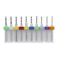 thumbnail image 1 of Carbide Micro Drill Bits Set, Tungsten Steel PCB Hand Drill Bits Kit, Small Hand Drill Bit Kit, DIY Jewelry Making Craft Drill Bits Set, 1 of 9