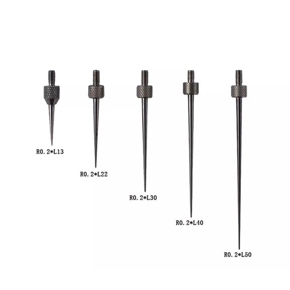 Carbide Needle Point Contact Points For Dial Indicator Depth Gauge M2.5 R0.2mm