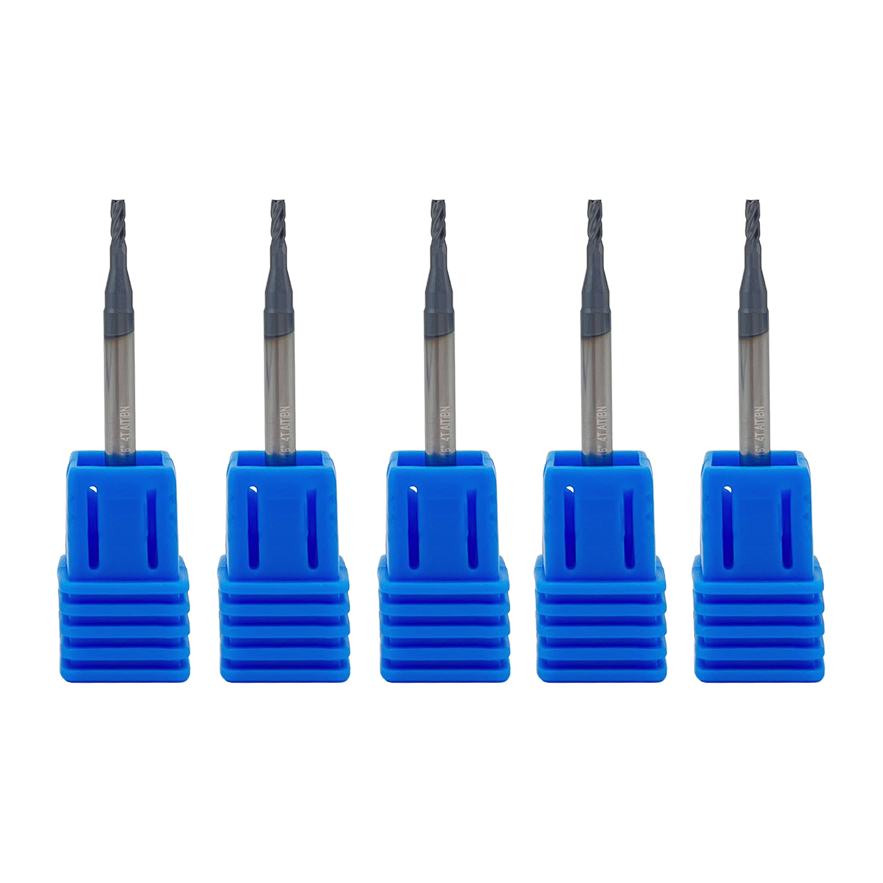 SPEED TIGER Carbide Tapered End Mill- CNC Carving Bits, Ball Tip R0.5, 1/4"Shank 3"OVL For Wood/Alloy Steels/Hardened Steels-Made In Taiwan