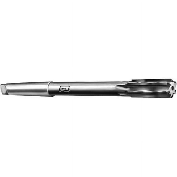 Carbide Tipped Chucking Reamer Straight Flute - 0.656 dia. x 2 Flute Length x 9 OAL x No.2 Morse Taper Shank with 6 Flutes - Series 770