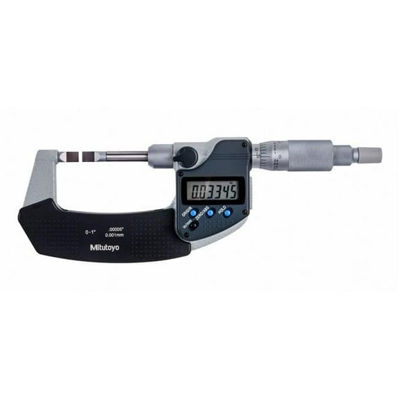 Mitutoyo 422-370-30 0-1 in. Digimatic Blade Micrometer with Type C IP54 SPC Output