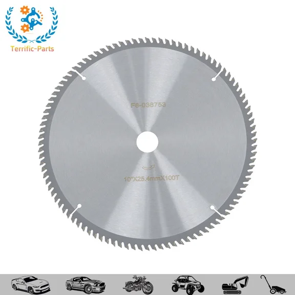 Carbide Tipped Saw Blade For Metal Wood Aluminum With Nails 10 Inch 100 Tooth