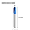 thumbnail interactive-video image 1 of Uxcell 3/4 Inch Core Box Router Bit – 1/4 Shank – 2 Flute Carbide – Carpentry 1 of 4