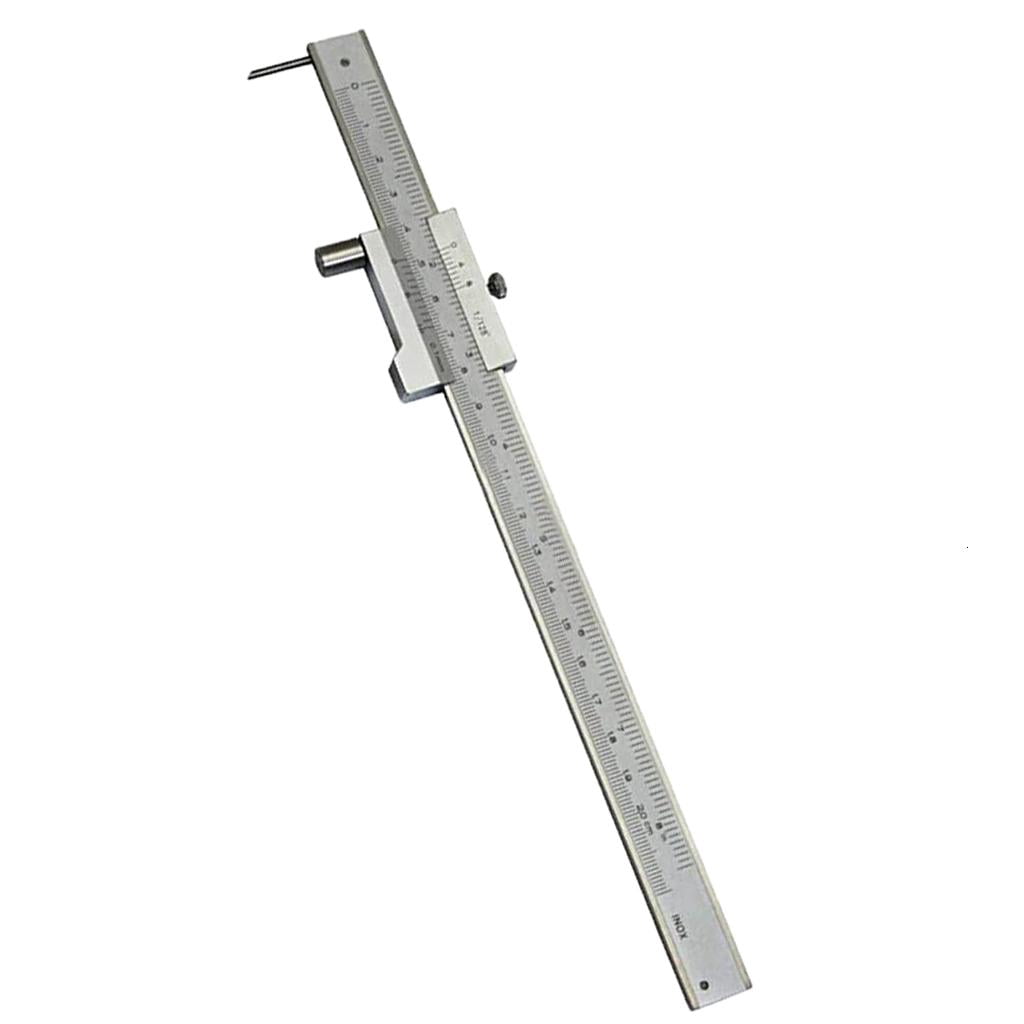MOMOJIA Measuring Tool Vernier Caliper for w/ Scale 0-200mm Scriber Needle Parallel Mark