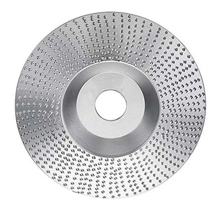 Carbide Wood Sanding & Carving Disc for Angle Grinder – 84mm Tungsten Grinding Wheel for Rapid Wood Shaping (10mm Arbor, Non-Metal Use)