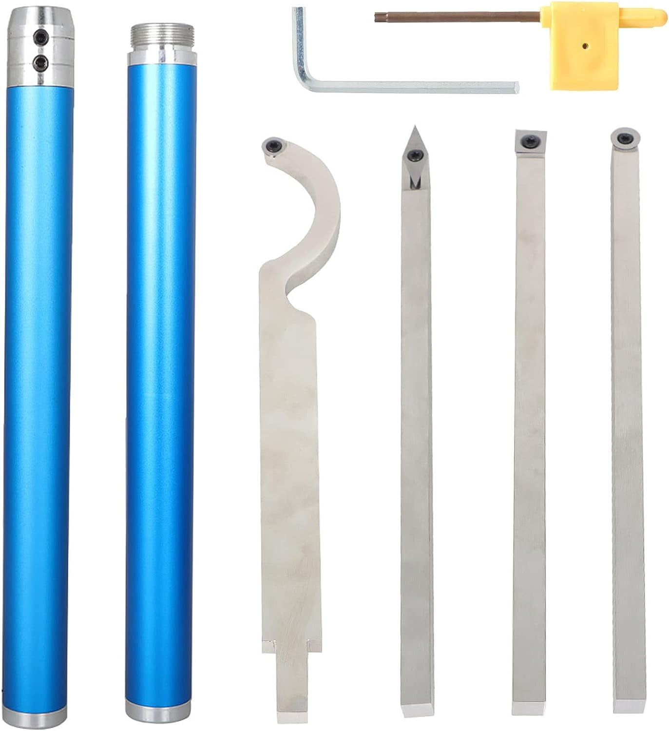 Carbide Woodturning Lathe Tool Set Including Rougher, Finisher