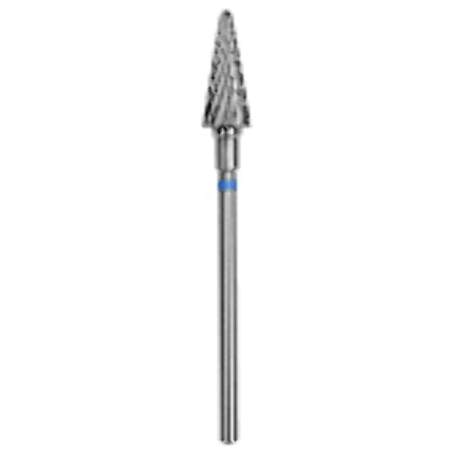 STALEKS PRO Carbide Nail Drill Bit Cone Blue EXPERT Head Diameter 6 mm / working part 14 mm