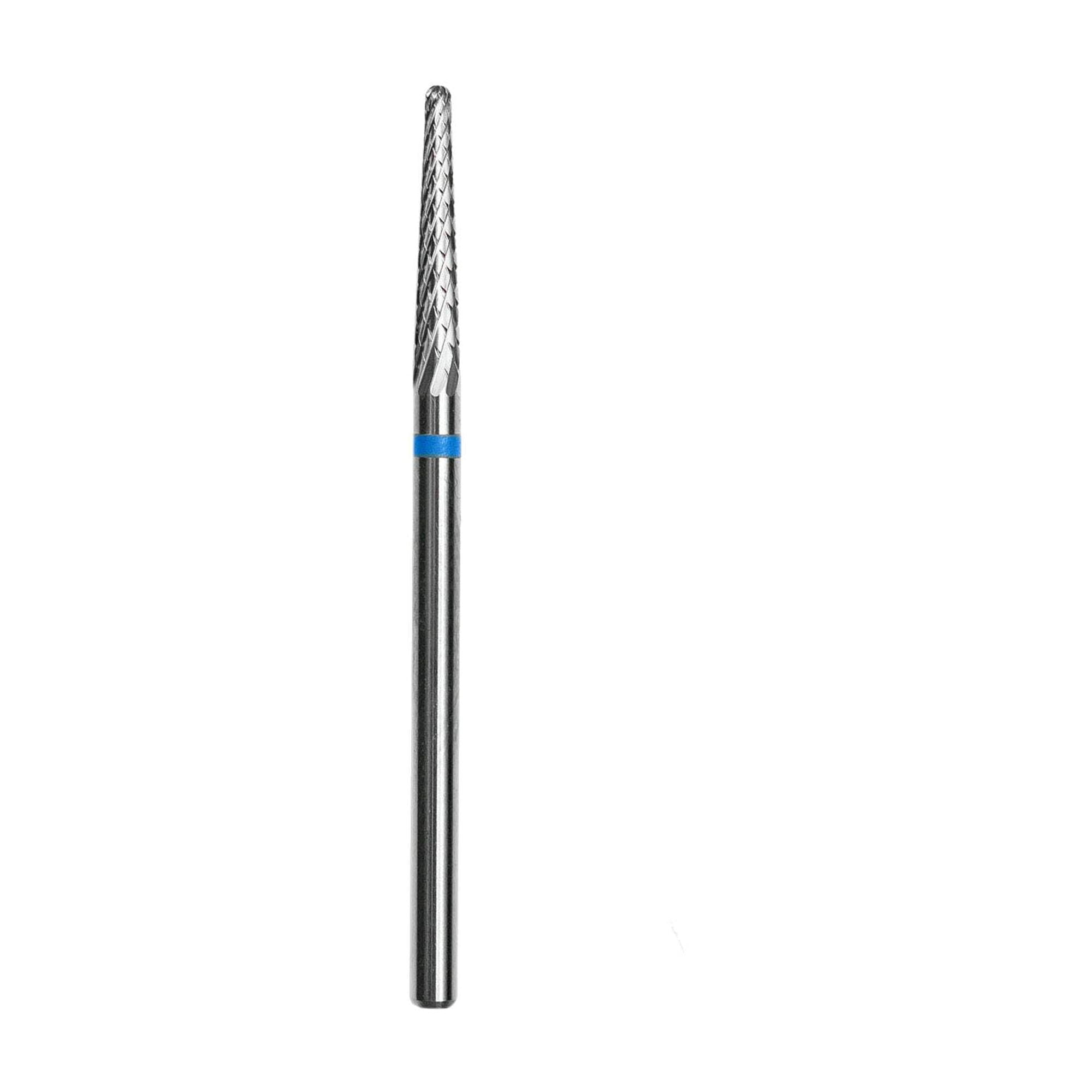 STALEKS PRO Carbide nail drill bit (cone) blue | Head Diameter 2.3 mm | Working Part 14 mm (FT71B023/14)
