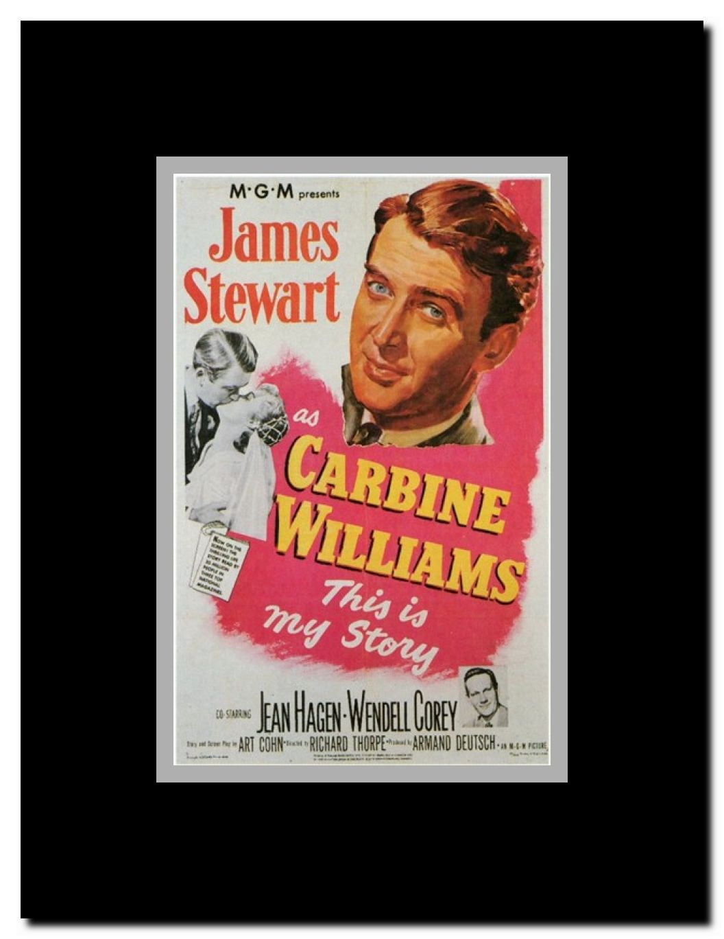 Carbine Williams Framed Movie Poster