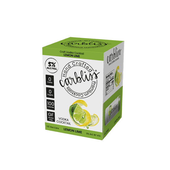 Carbliss Lemon Lime 4pk