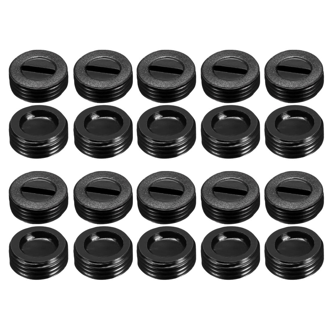 Carbon Brush Holder Caps 12mm O.D. 7.5mm I.D. 4.5mm Brush Cover Black