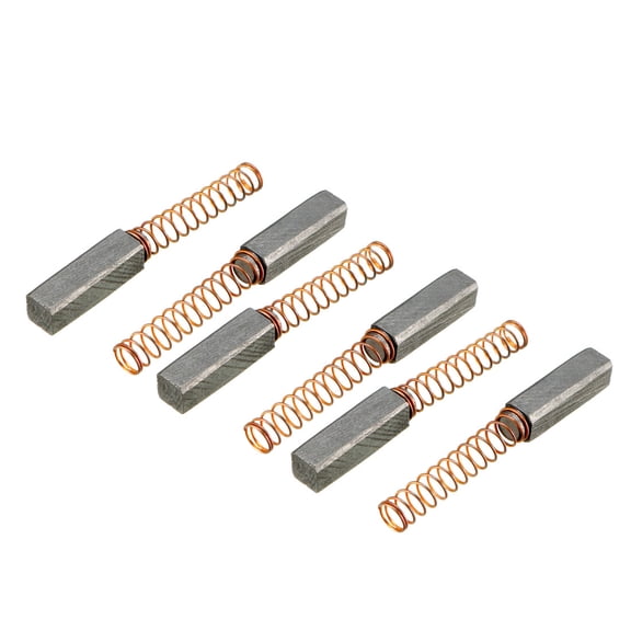 Carbon Brushes for Electric Motors 14mm x 4mm x 4mm Replacement Part Set of 6