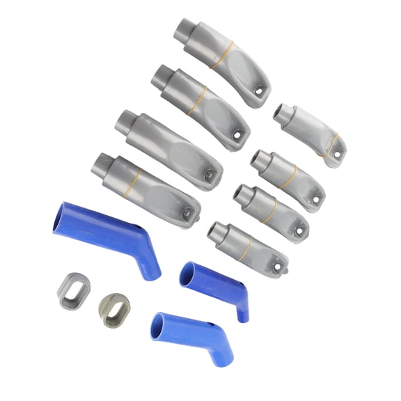 Carbon Cleaner Intake Valve Walnut Blasting Adapter Professional Fuel Economy Booster Carbon Cleaning Tool Kit for Vehicle Engine Maintenance 15.75x14.17x5.91 Inches / 40x36x15 cm