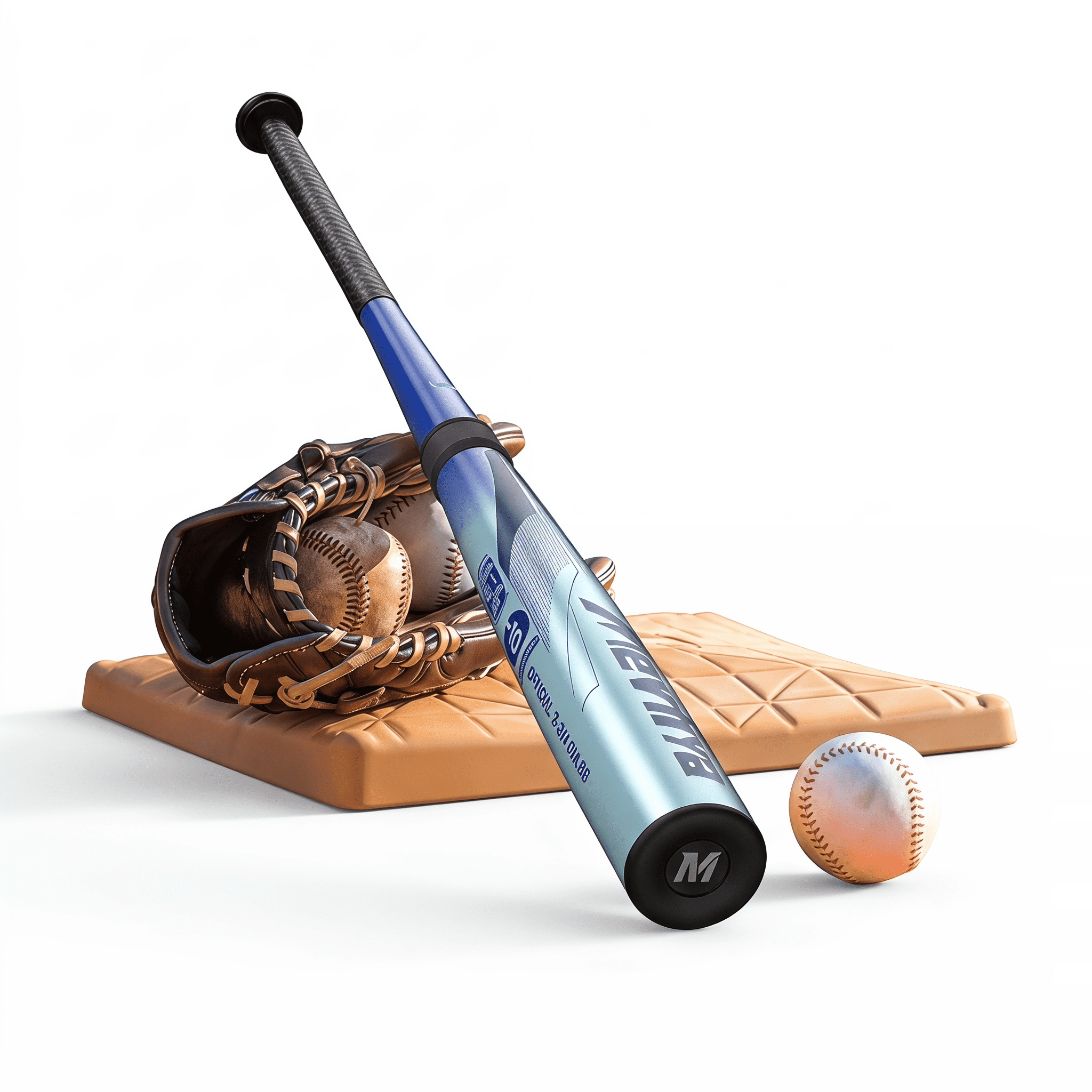 Mevfiya 32 Inch Carbon Composite Youth Baseball Bat, -10 Drop Weight, 2 3/4" Barrel Anti-Vibration Baseball Bat with Baseball and Storage Bag for Teenagers