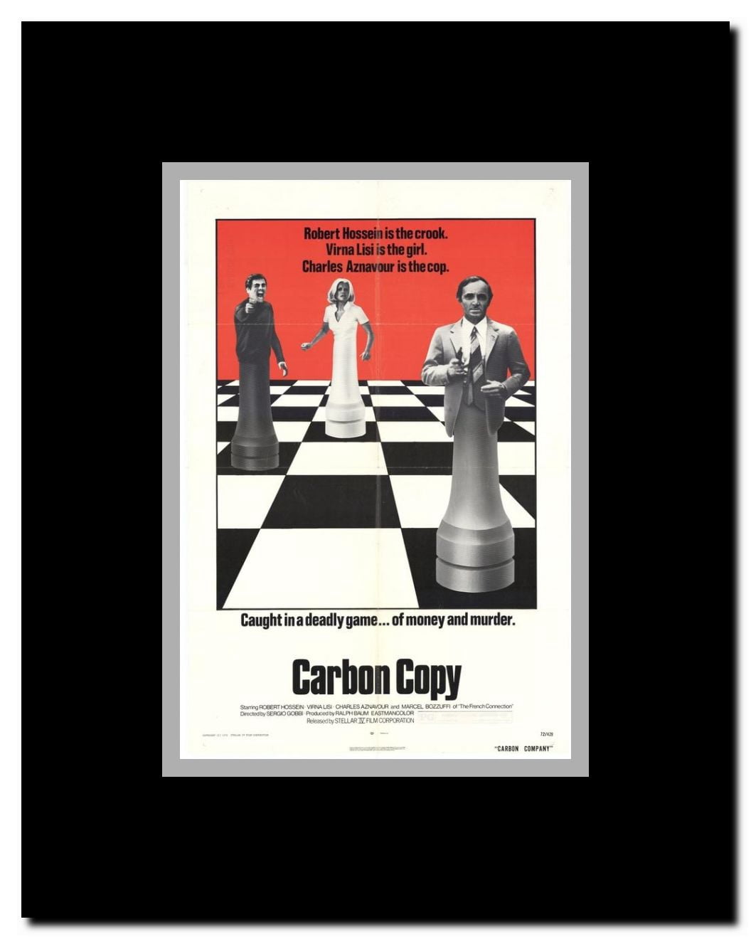 Carbon Copy Framed Movie Poster