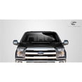thumbnail image 1 of Carbon Creations 112584 2015-2017 Ford F-150 Grid Hood, Signature Black - 1 Piece, 1 of 1