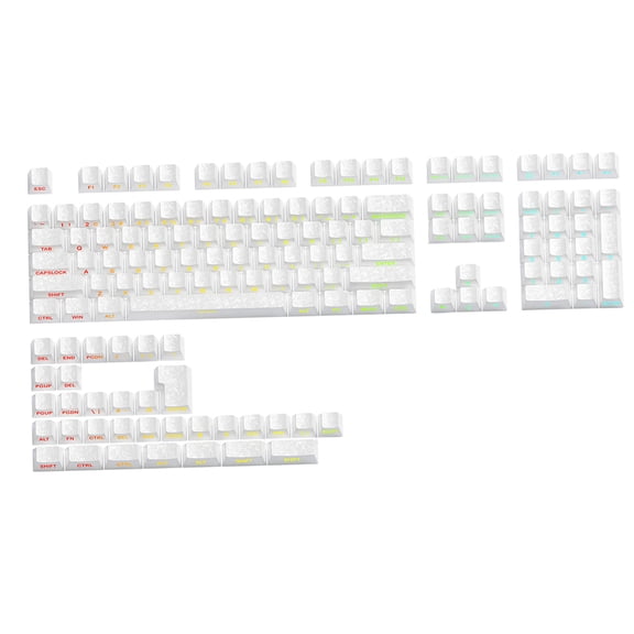 Carbon Design 140 Keys Set Side Printed Backlight Enhances Gaming Keyboards