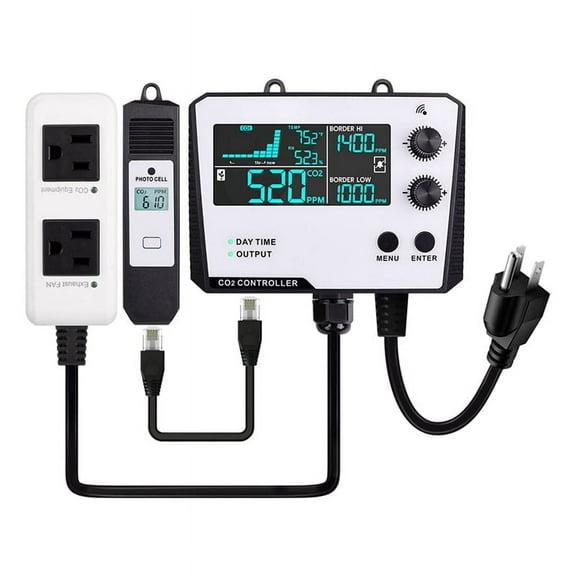 Carbon Dioxide Controller Dual Channel Split Probe US Plug C