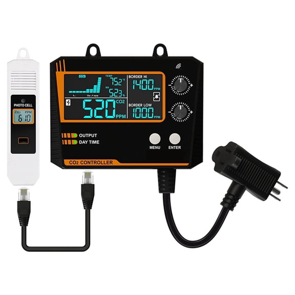 Carbon Dioxide Controller Single Channel Split Probe US Plug B