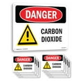 thumbnail image 1 of Carbon Dioxide OSHA Danger Aluminum Sign 18 Inch x 12 Inch - 10 Pack, 1 of 8