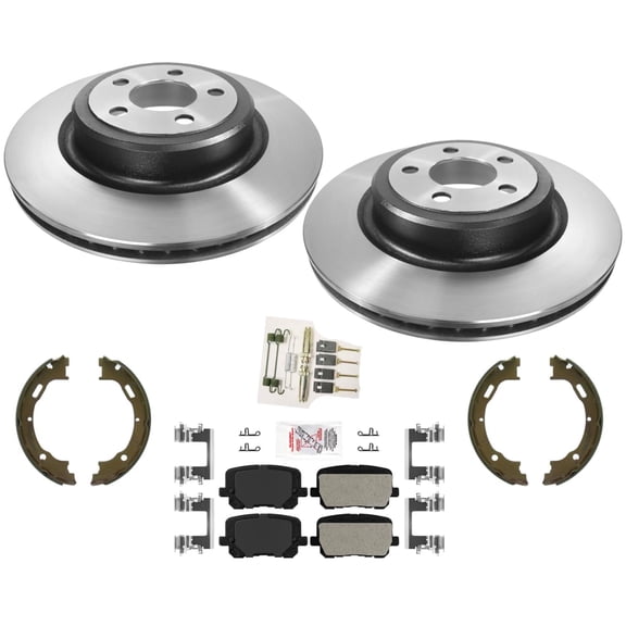 Carbon Disc Brake Rotors ASD Performance Pads for Dodge Charger Pursuit 14-2022