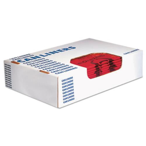 Carbon Express Biohazard Printed Trash Bags, 8-10 Gallon, Red, 500 Bags