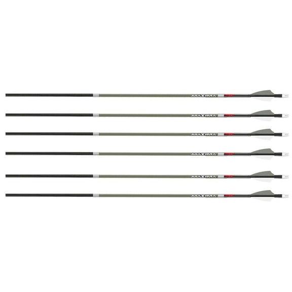 Carbon Express Maxima RED Small Diameter .400 Arrows 6-Pack - Desert Tan