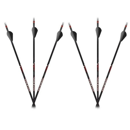 Carbon Express Maxima Sable RZ Hunting Arrows - .400 Fletched (6-Pack)