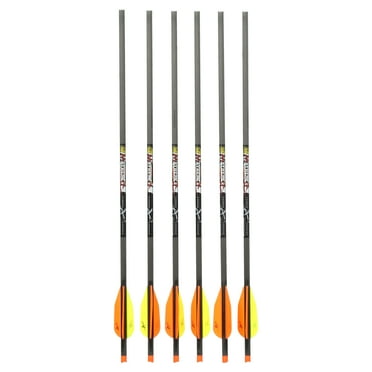 Carbon Express Mayhem Bolt 6 Pack Lighted Bolts, Black
