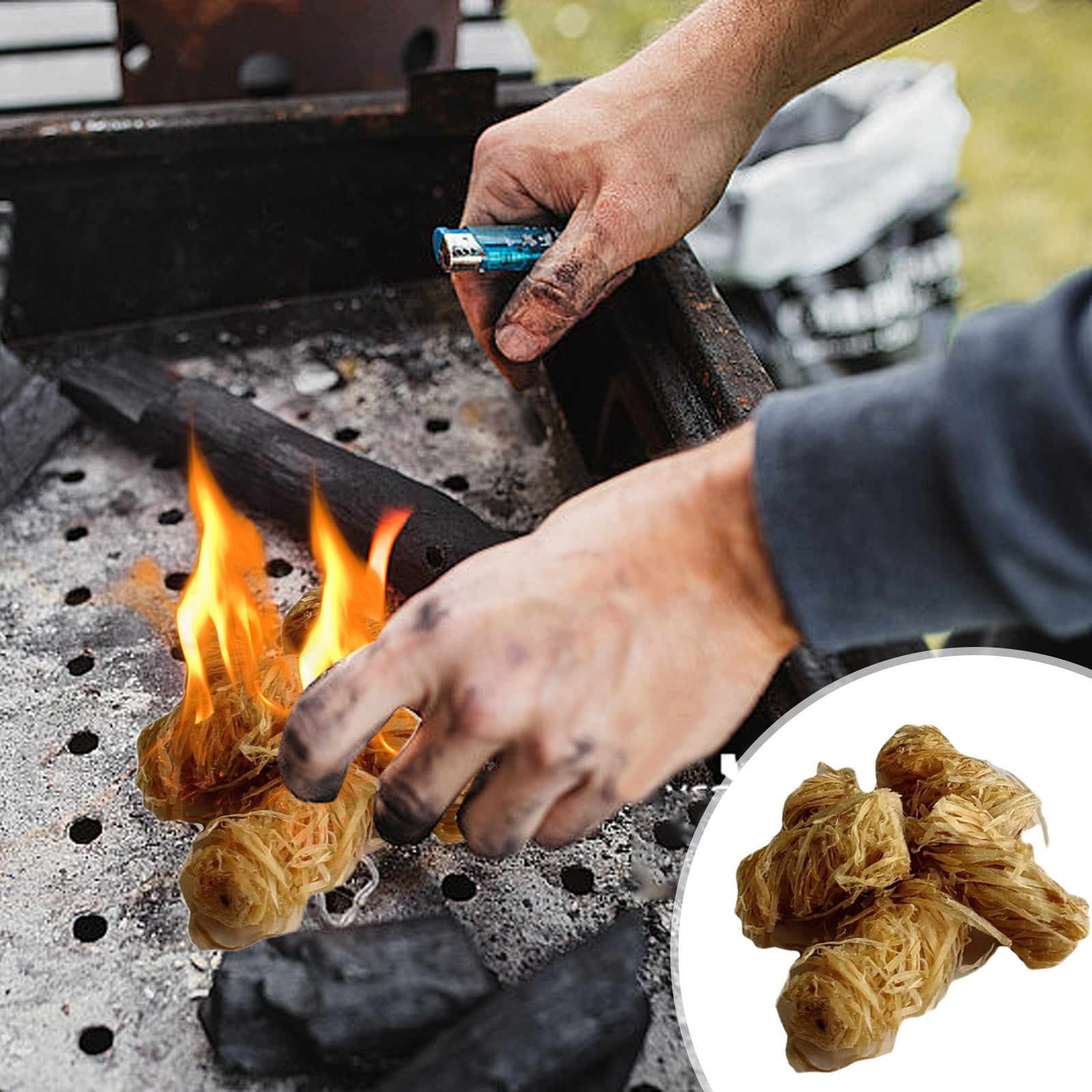 Carbon Factory BBQ Charcoal Lighting Wax Wooden Stick It Is A Good