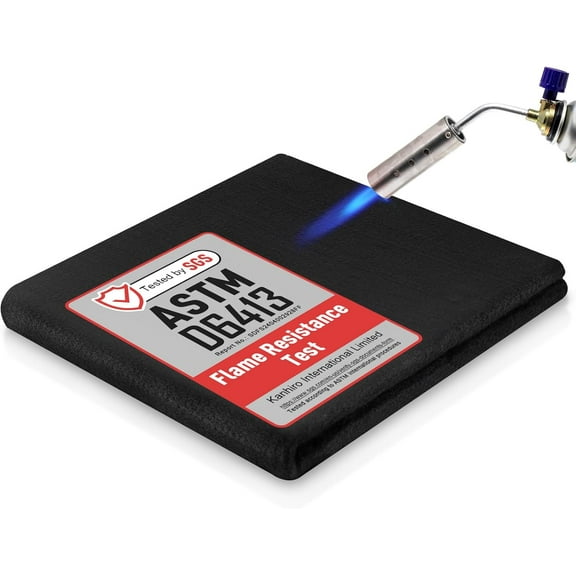 Carbon Felt Welding Blanket Fireproof - 20" X 20" Heat Resistant Fabric 1800F High Temp Insulation Blanket, Heat Shield Mat for Grill Stove Pit, Welding Pad for Plumbing Brazing