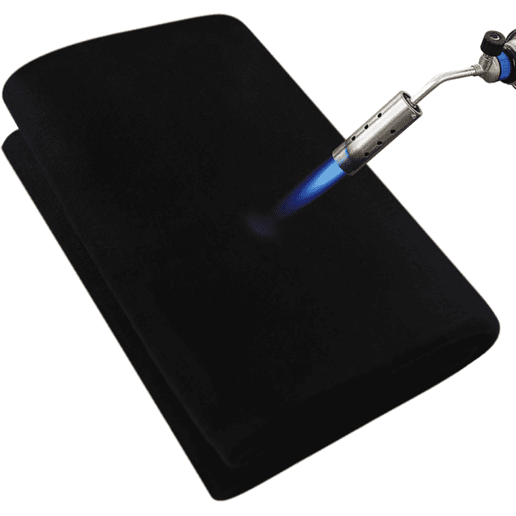 Carbon Felt Welding Blanket Fireproof 20 x 20Inch Heat Resistant Up To 1800°F Flame Retardant Fabric Material Carbon Felt for Welders Plumbers Cuttable 5mm