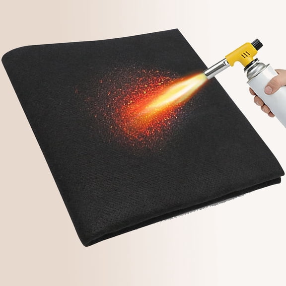 Carbon Felt Welding Blanket, Fireproof Heat Insulation Pad and Mat for Plumbing Brazing Soldering