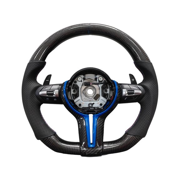 Carbon Fiber 37cm for F10 F02 F30 Sport Racing Ergonomic Grip Quick Install Auto Accessory